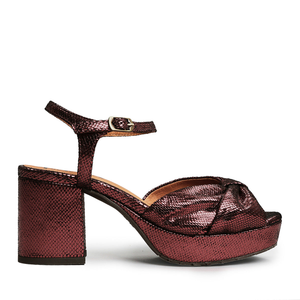 Chilli Metallic Burgundy - 40 (UK7)