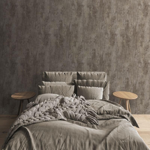 Muriva Cove Industrial Texture Chocolate Wallpaper - 207505