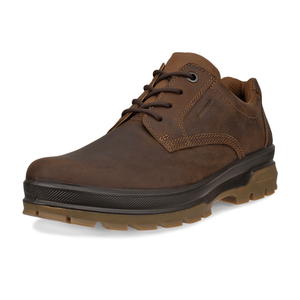 ECCO Mens Rugged Track Plain Toe Waterproof Walking Shoes - 9 - 9.5 UK (43EU) / Camel