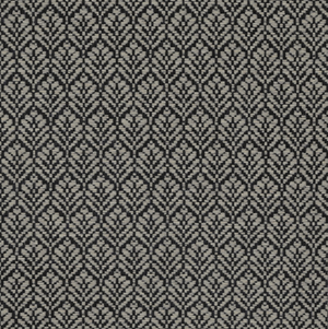 HOUSE Llewelyn-Bowen Oak Leaf Woven Fabric Charcoal