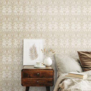 Hoopla Walls Forest Rabbit Natural Wallpaper - HWA1137W