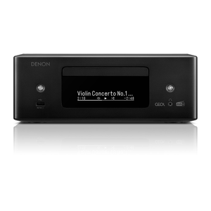 Denon RCD-N12 Mini All-In-One Hi-Fi System with CD Player & Radio with HEOS Built-in - Black