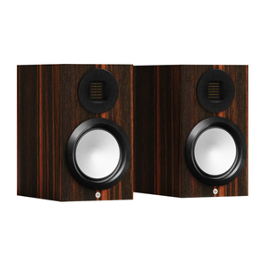 Manufacturer Refurbished - Monitor Audio Gold 50 6G Bookshelf Speakers - Macassar Wood Veneer