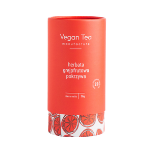 Vegan Tea - napar ziołowo-owocowy sypany Grejpfrutowa Pokrzywa 70 g