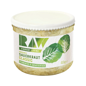 Fresh Classic Crunch Sauerkraut & Sea Salt (Raw Vibrant Living) 410g
