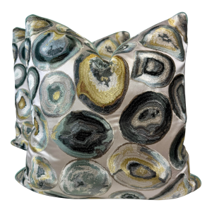 D. V. Kap Home "Cali" in Onyx 22" Pillows-a Pair