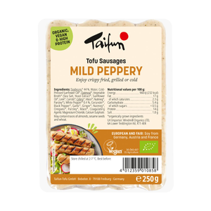 Organic Mild & Peppery Sausages (Taifun) 250g