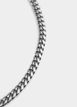 Vendetta Havana Cuban Necklace 8mm - Stainless Steel