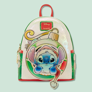 Disney Lilo & Stitch Holiday Loungefly Mini Backpack