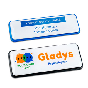 Custom Prestige Plastic Name Badges