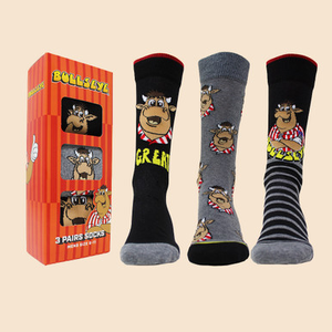 Bully Bullseye Socks Gift Set