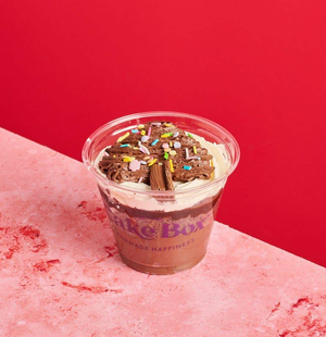 Christmas Tree Cheesecake Sundae