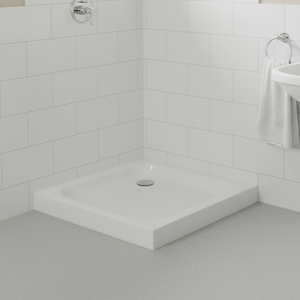 Verona Classic Deep Square Shower Tray 1000mm x 1000mm (inc Waste)