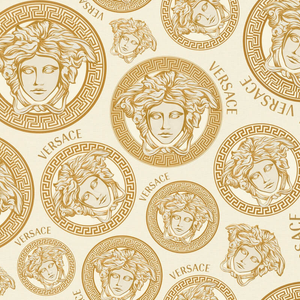 Versace Medusa Amplified Copper Wallpaper - 386115