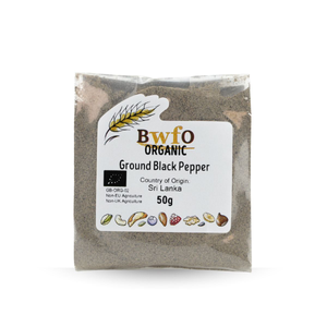 Organic Pepper Black Ground 50g