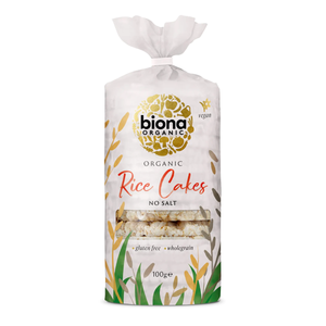 Organic Rice Cakes No Salt (Biona) 100g