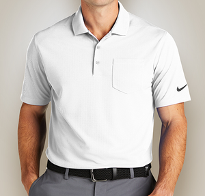 Nike Dri-FIT Micro Pique Performance Pocket Polo 2.0 - Printed - White