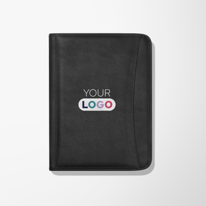 Full Color 10"x 13.5" Zippered DuraHyde Executive Padfolio
