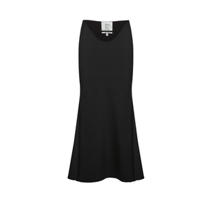 U Hemline Crepe Skirt (S)
