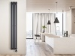 Eden Teppra 1200W Electric Vertical Radiator in Anthracite with Smart WiFi Control, 1800 x 240mm