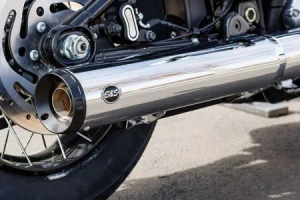 S&S Cycles Grand National 4.0 Slip On Muffler In Chrome For 2025-2026 Harley Davidson Street Bob, Low Rider S/ST & Heritage Classic (550-1160)