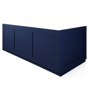 The Bath Co. Camberley 1700 x 700mm Navy Wooden Bath Panel Pack