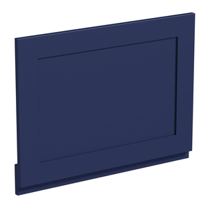 The Bath Co. Camberley Navy Wooden Straight Bath End Panel - 700mm