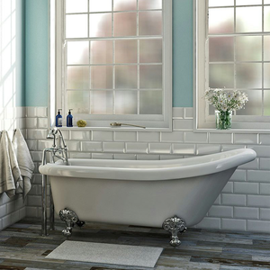 The Bath Co. Traditional Slipper Bath 1550 x 750mm with Chrome Leg Set