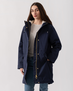 Joules Portwell Cosy Womens Jacket - Navy