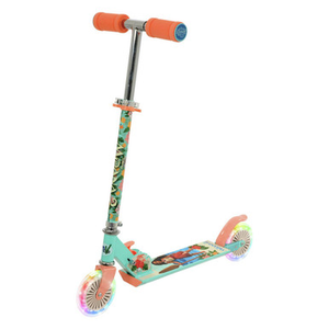 MV Sports Moana Folding Inline Scooter with Light Up Wheels
