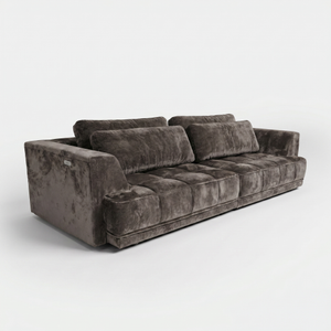 Tignes – Electric Seat Extension Sofa Mocha High Back