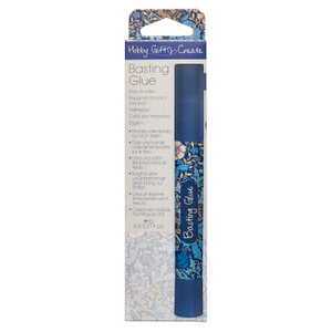 Stylo colle tissu temporaire - Collection fleurs bleues