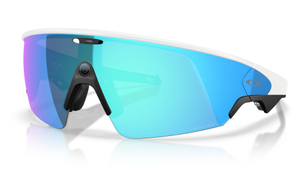 Oakley Meta Vanguard Sunglasses - White, Oakley Prizm Sapphire
