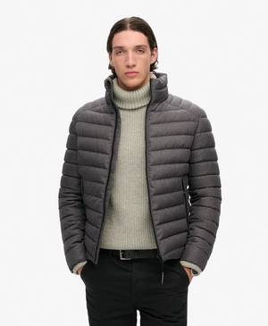 Gewatteerde Fuji-jas van tweed