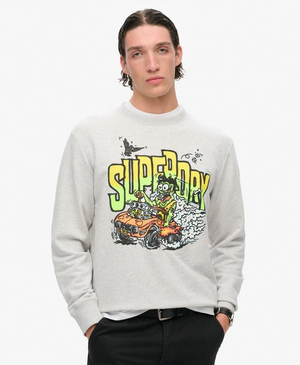 Dragnut sweatshirt met print en losse pasvorm