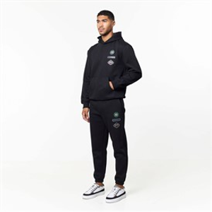 Closure London Mens Badge Tracksuit Black