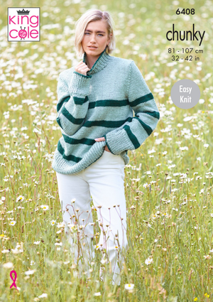 Sweater and Tank in King Cole Dalesway Chunky (6408)