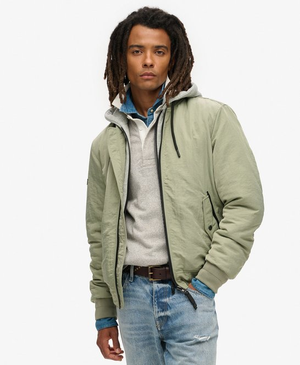 Military Hooded MA1 Jacket