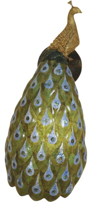 Maitland-Smith Peacock Sconce