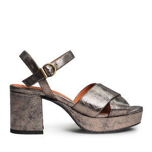 Clara Metallic Iron - 39 (UK6)