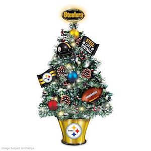 Pittsburgh Steelers Tabletop Tree