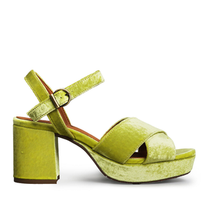 Clara Velvet Lime - 40 (UK7)
