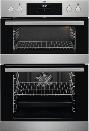 AEG DCB331010M 6000 Series 61L Built In Double Oven SurroundCook Antifingerprint