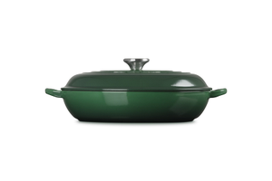 Le Creuset Cast Iron 21032301602460 Shallow 30cm Casserole - Juniper