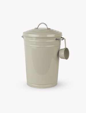 Horsley Pet Food Storage Bin - Steel, Clay, Large