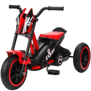 AIYAPLAY Kids Tricycle Baby Trike, Kids Trike with Pedal, 3 Wheel Toddler Balance Bike for Indoor Outdoor Use, Red