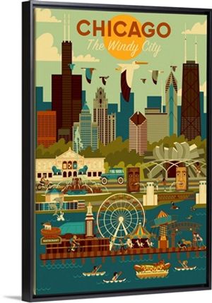 Chicago, Illinois - Geometric