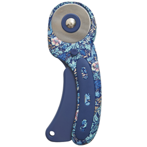 Cutter rotatif 45 mm - Collection fleurs bleues