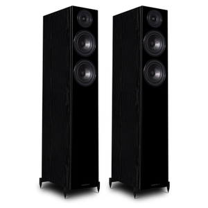 Wharfedale Diamond 12.4 Floorstanding Speakers - Black Oak