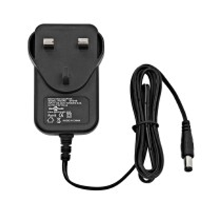 9V Compact Power Supply by Gear4music, Centre Negative, UK Plug